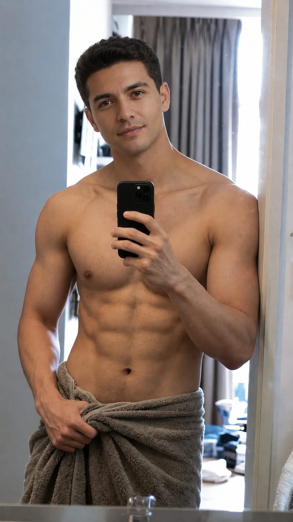 Photorealistic Mirror Selfie with Reference-Based Identity