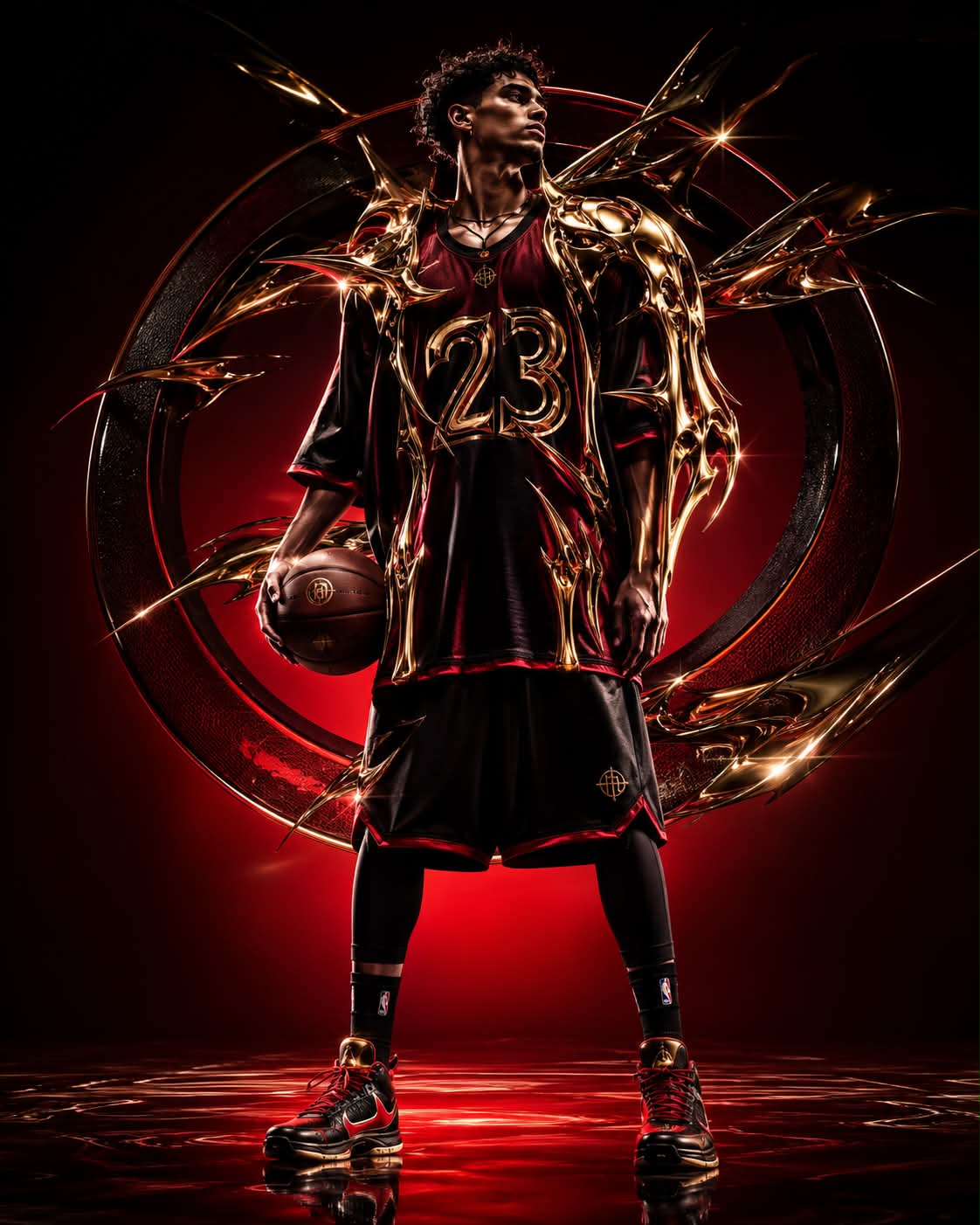 Futuristic Luxury Sportswear Campaign output 7