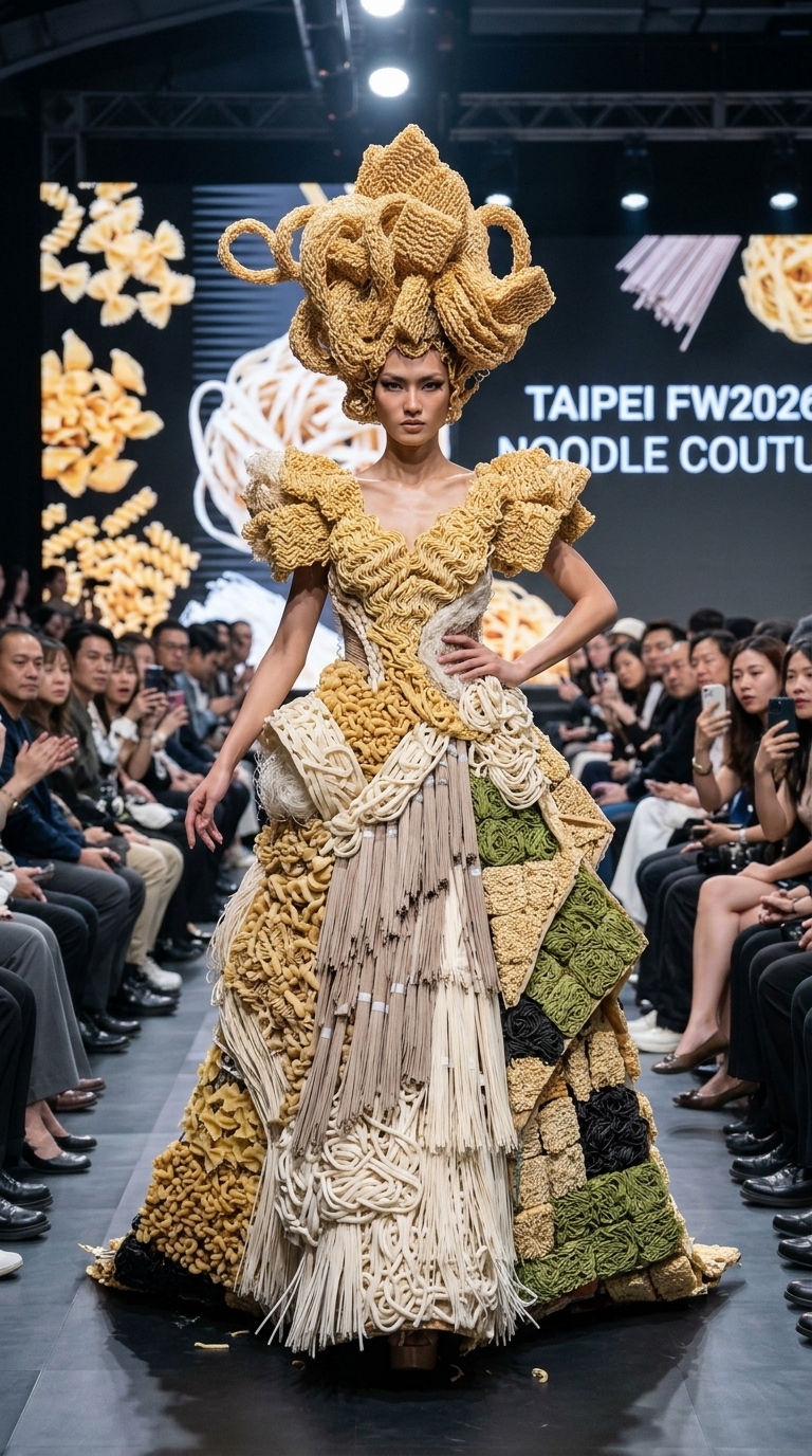 Noodle-Crafted Taipei Fashion Week Look output 3