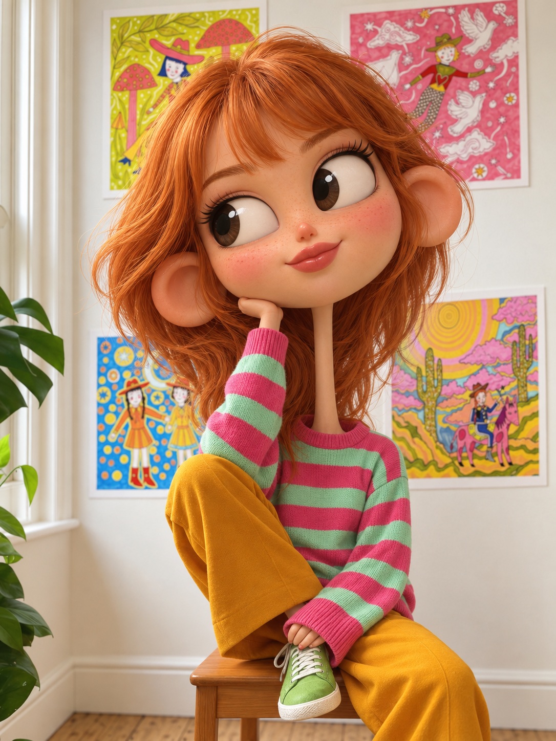 Exaggerated 3D Cartoon Portrait
