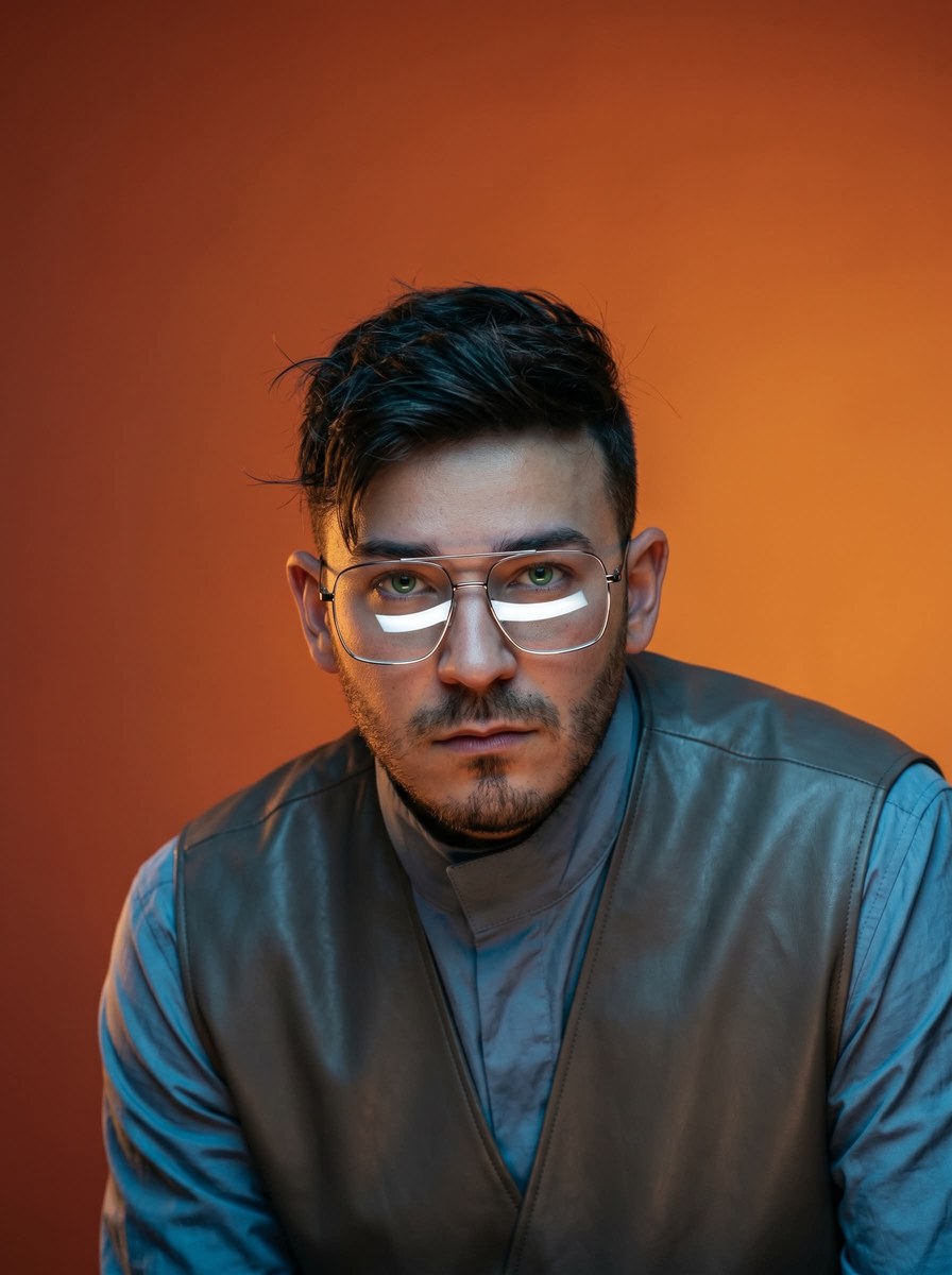 Unisex Luxury Editorial Fashion Portrait