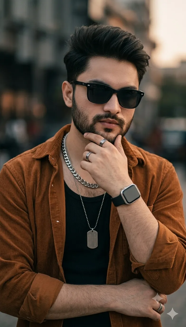 Cinematic Portrait of a South Asian Man