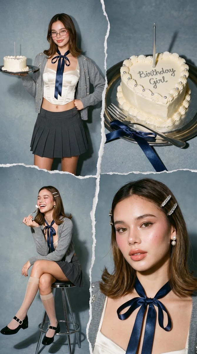 Minimal Satin Birthday Muse Collage output 5