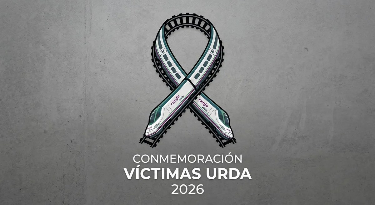 Commemorative AVE Train Ribbon Logo