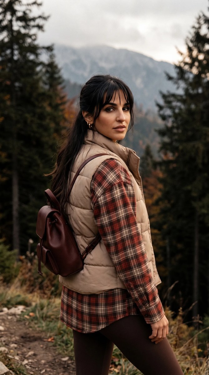Cinematic Mountain Autumn Portrait from a Reference Photo