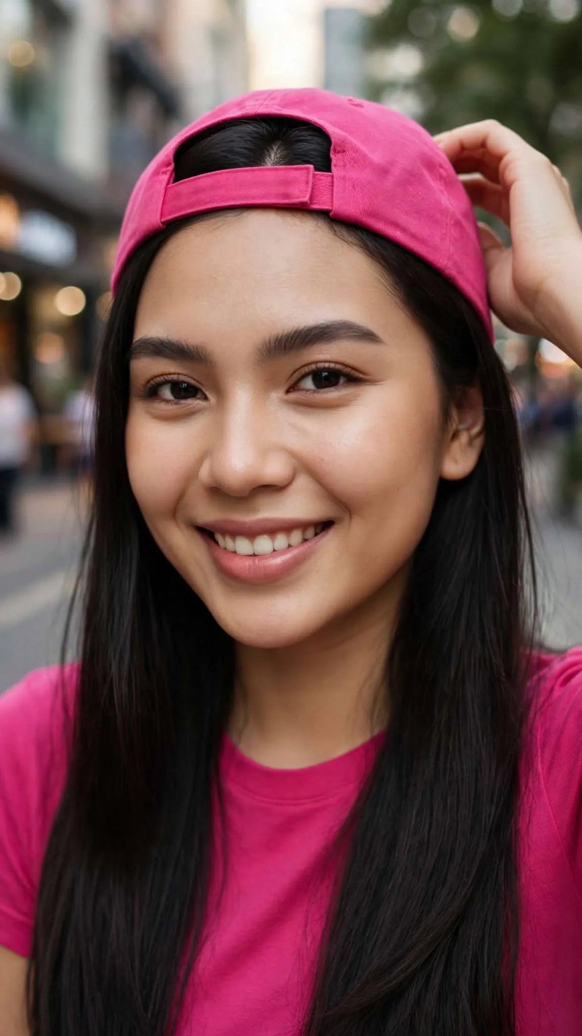 Pink Streetwear Portrait in an Urban Alley output 6