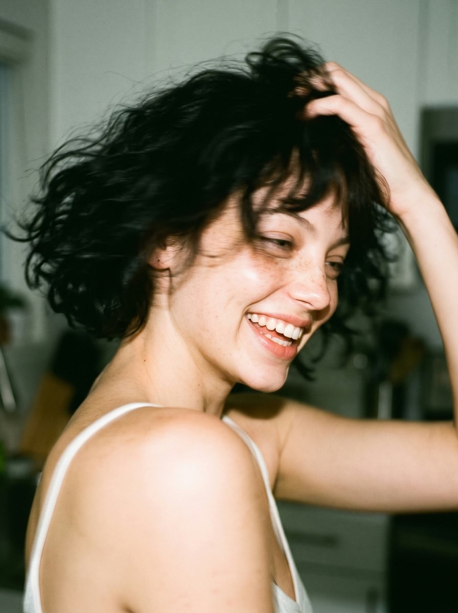 Late-Night Kitchen Candid Portrait output 6