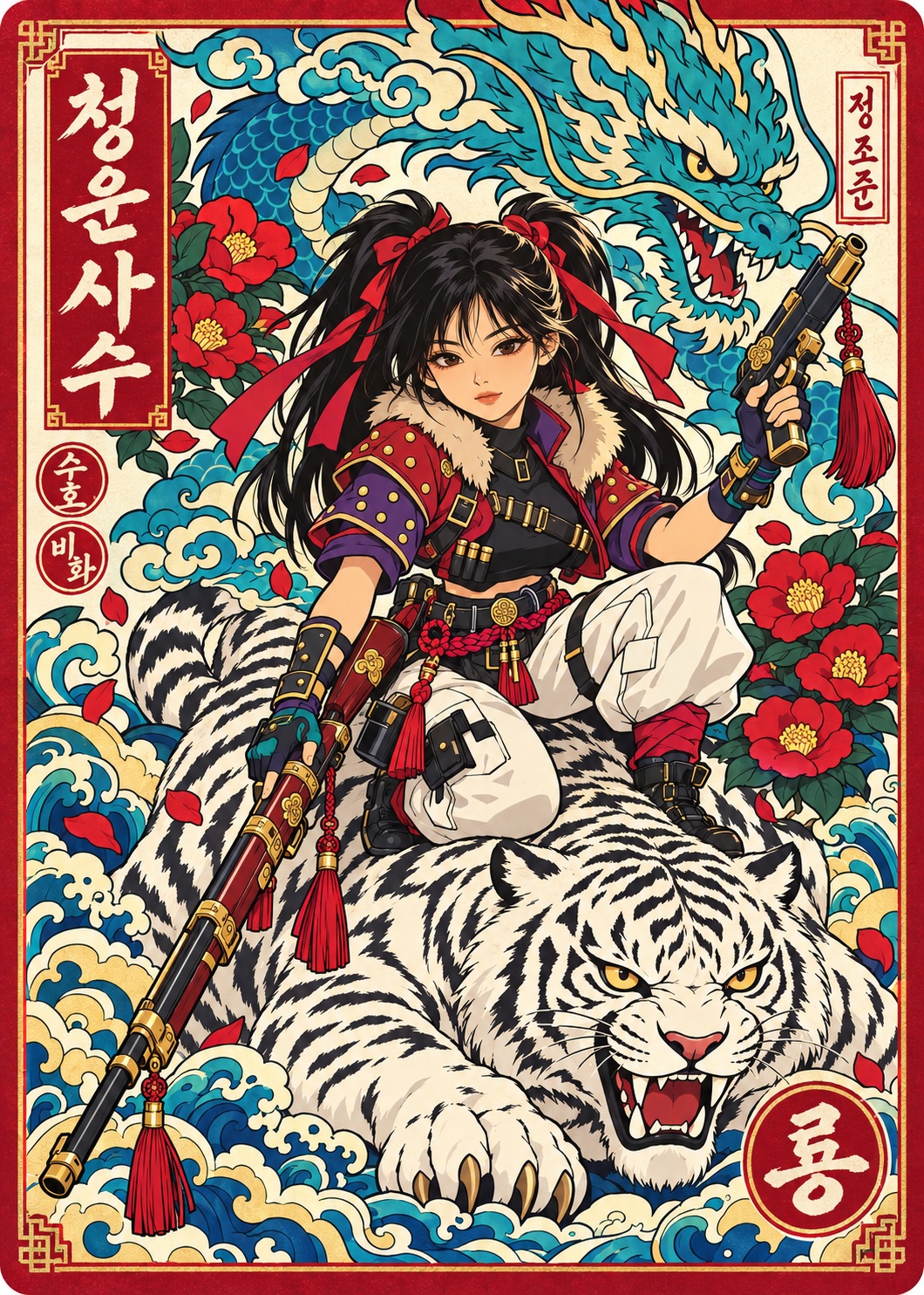 Korean Folklore Manga Gunslinger Card output 1