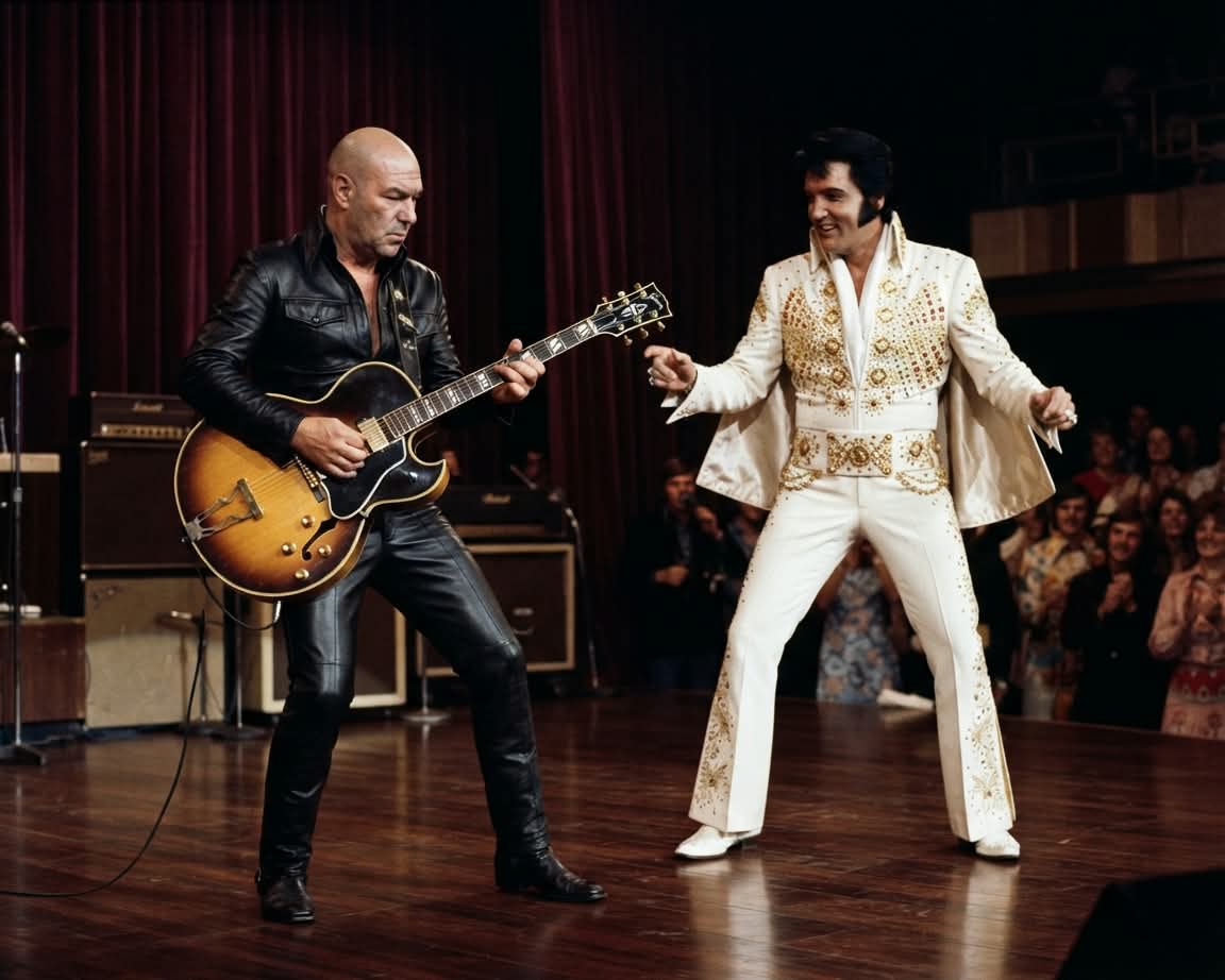 Elvis Presley Duet on a Las Vegas Stage output 2