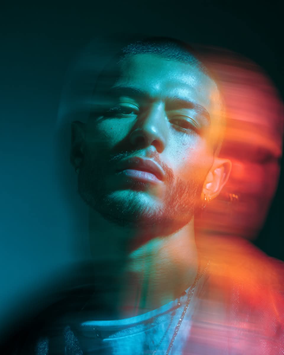 Neon Motion-Blur Streetwear Portrait output 4