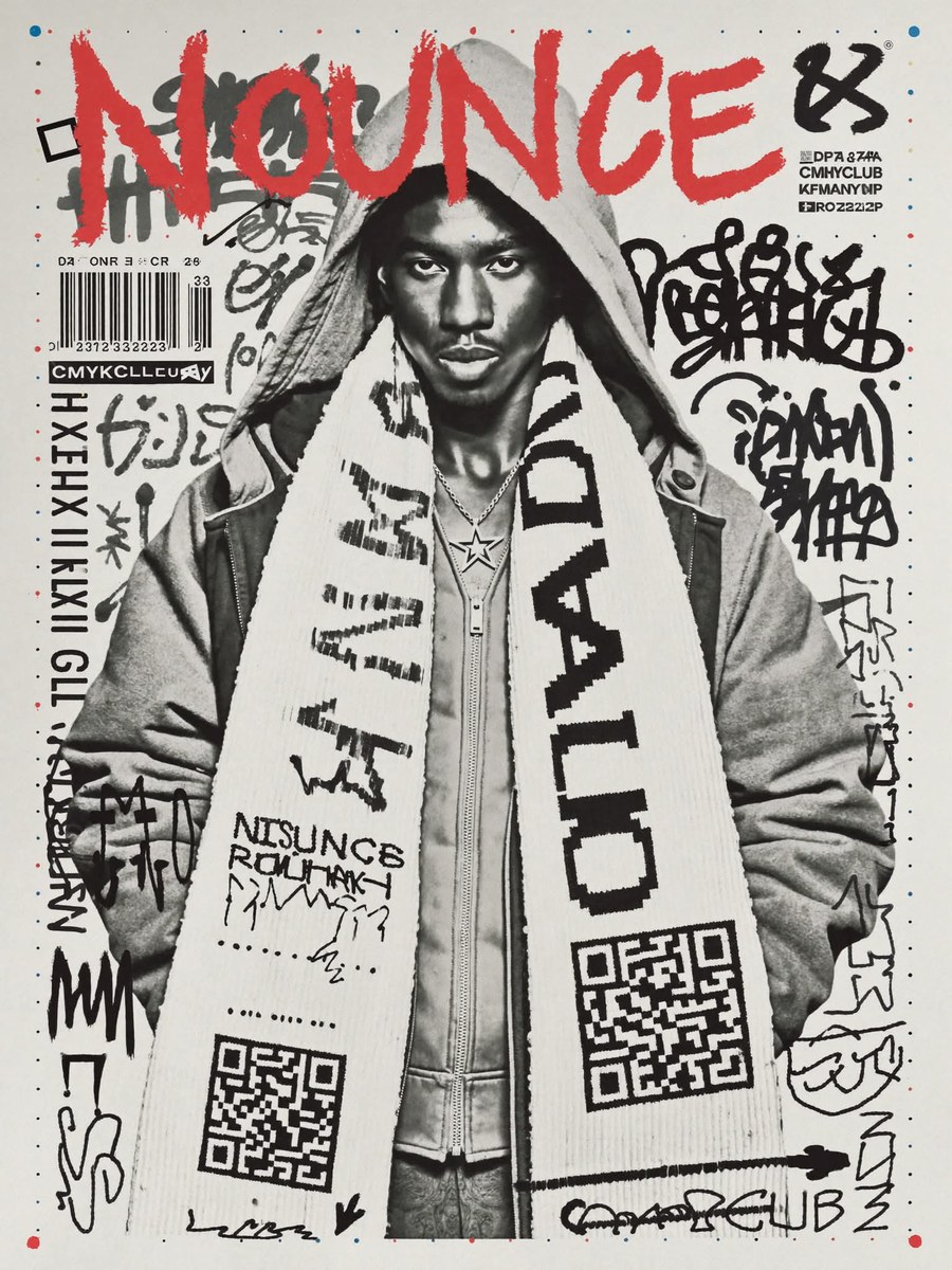Grayscale Streetwear Editorial Collage output 2