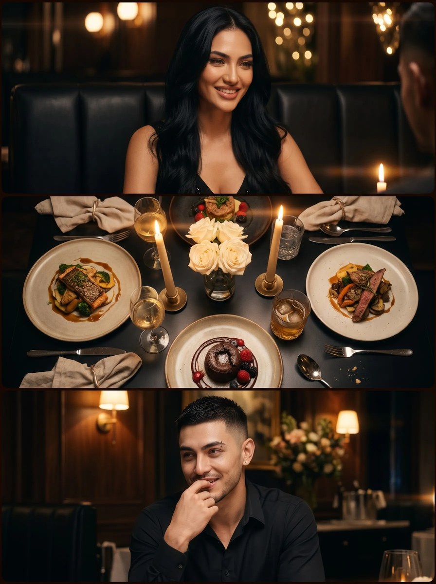 After Hours: Intimate Dinner Triptych output 2