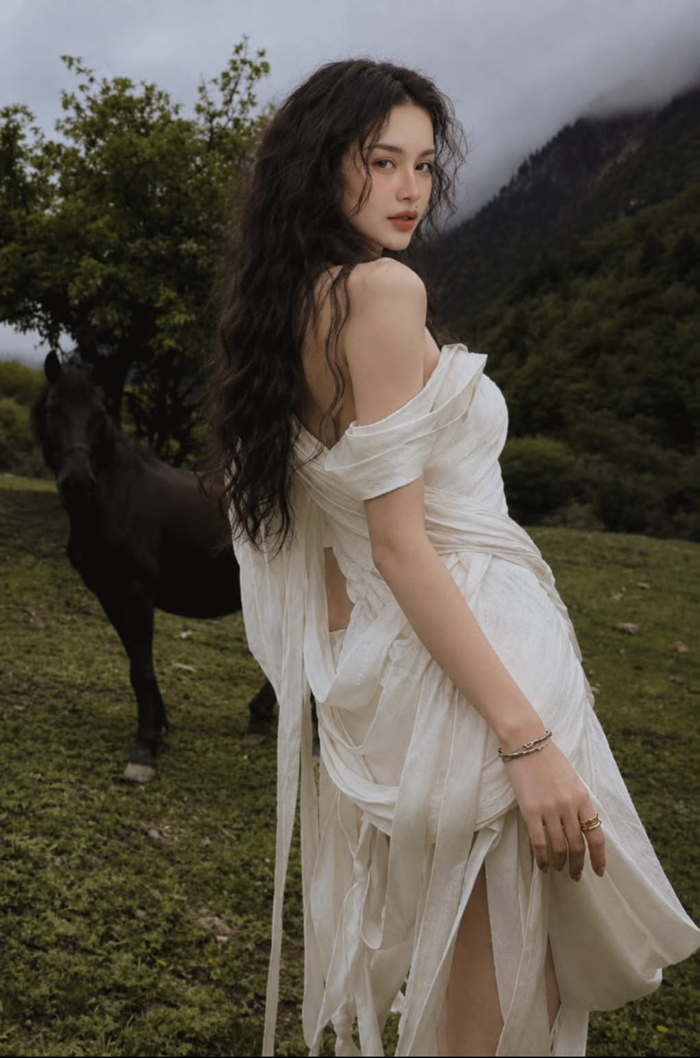 Goddess Draped in Tattered Muslin output 7