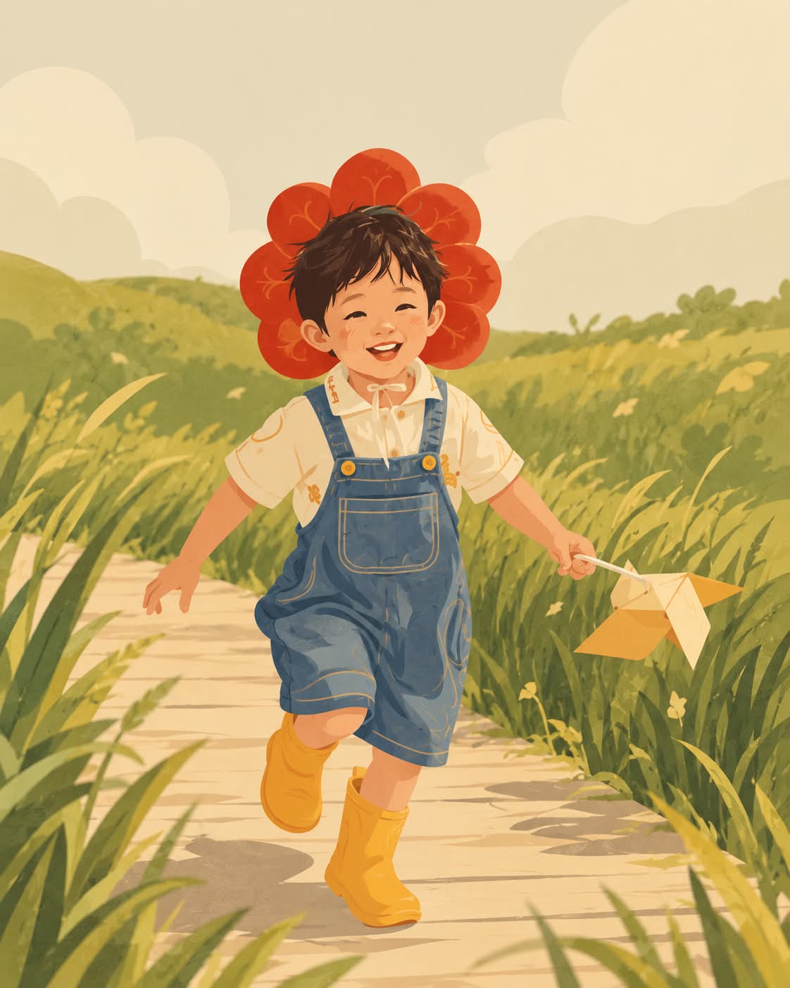 Transform an Image into a Nostalgic Storybook Illustration output 2