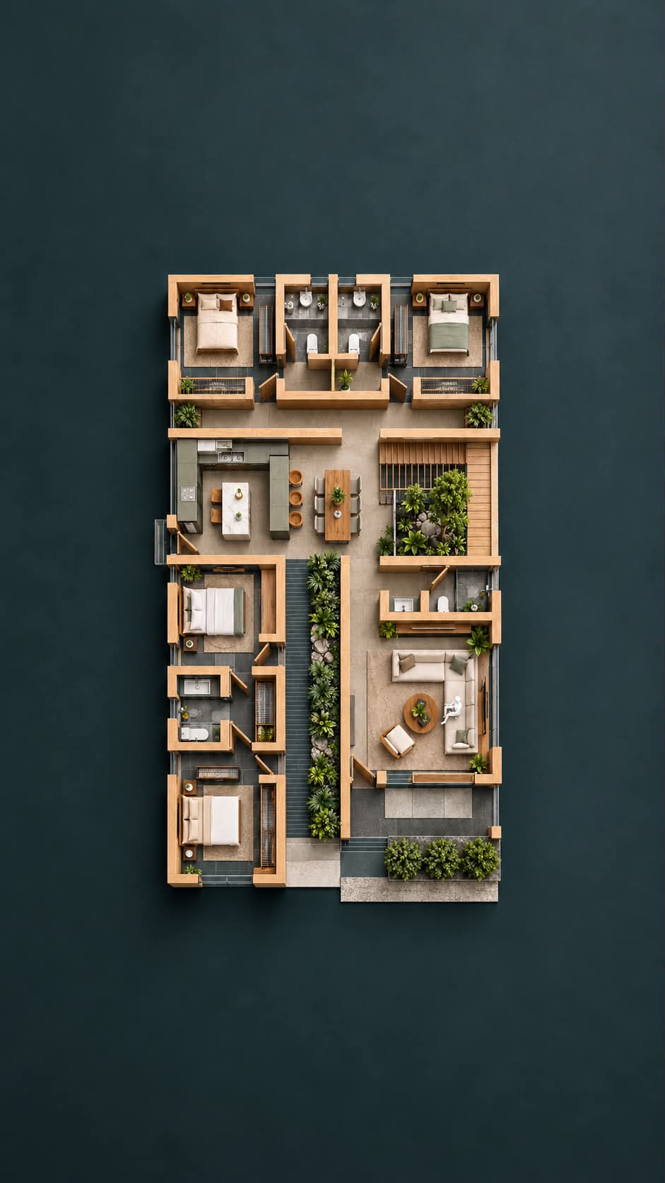 Photorealistic Miniature Interior Assembly Video output 1