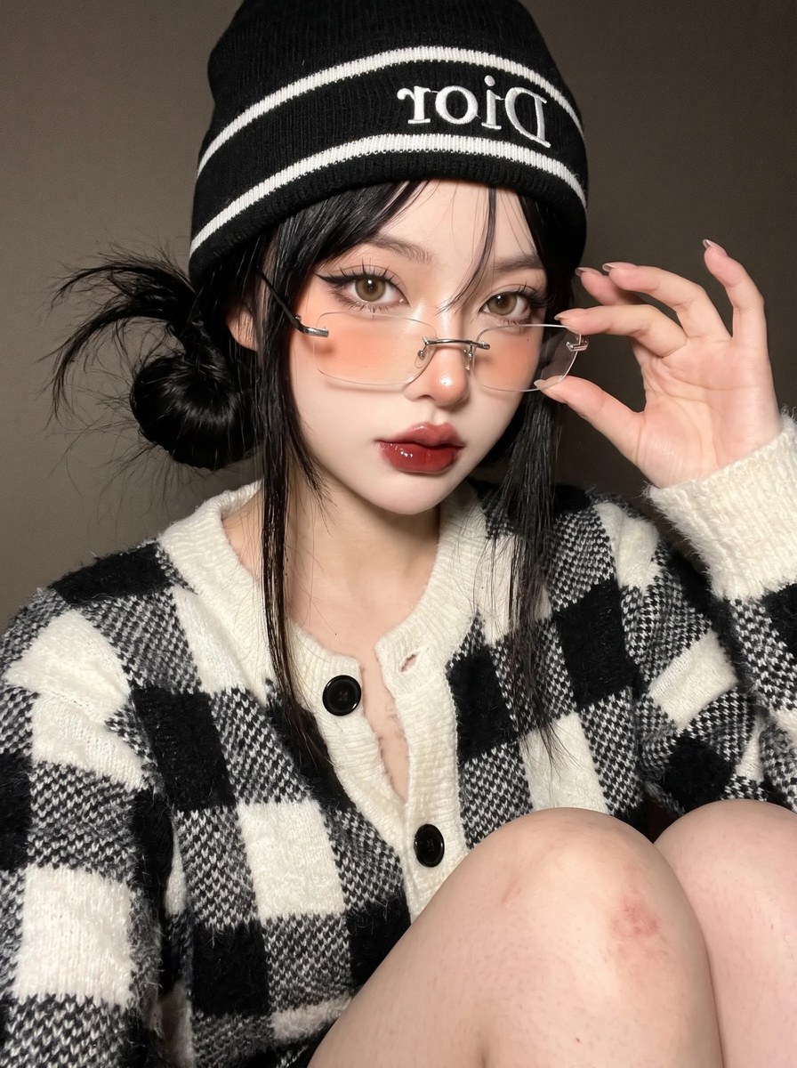 Y2K Direct-Flash Selfie with Faithful Face Identity output 5