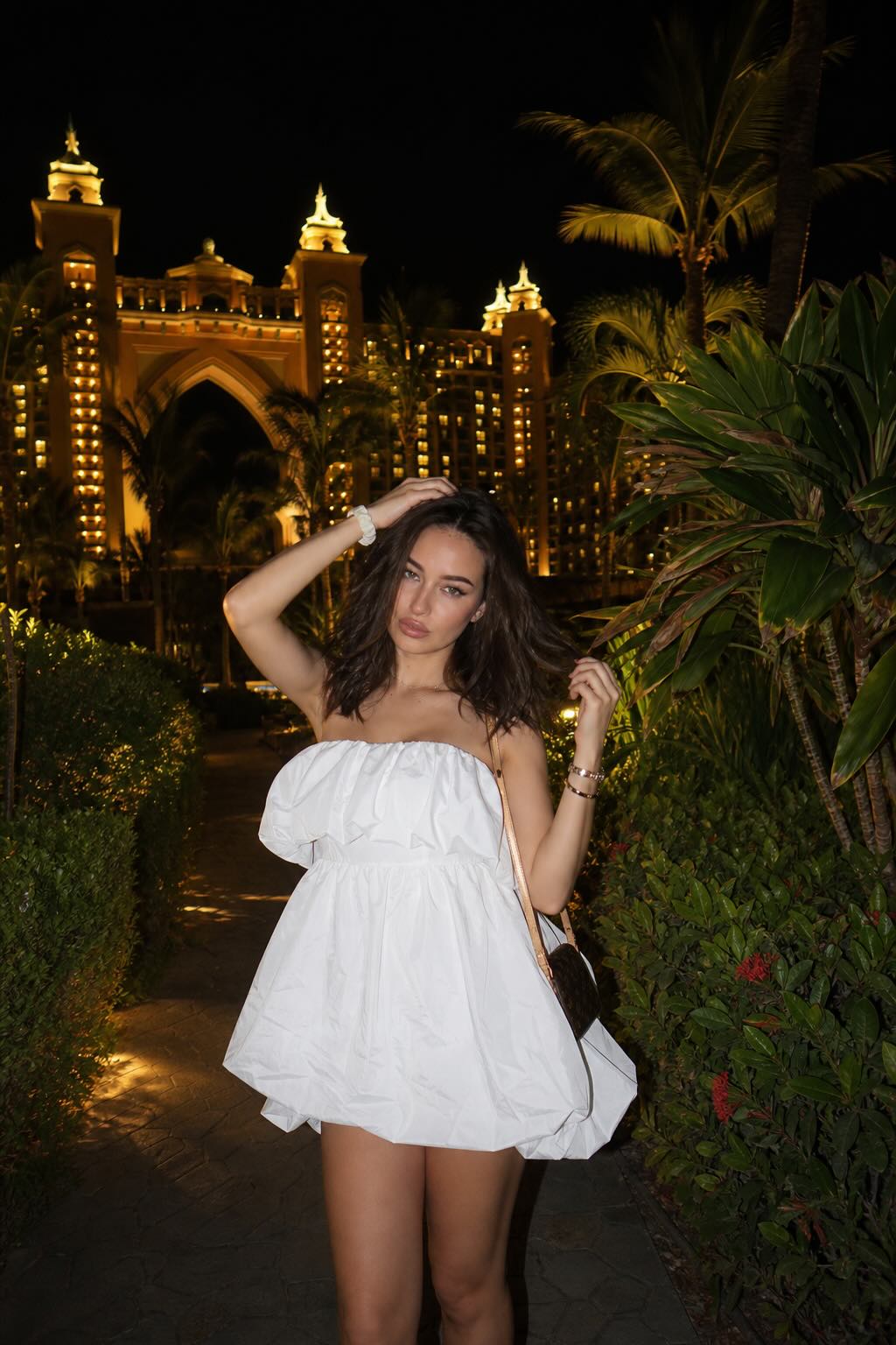 Luxury Tropical Resort Night Fashion Photo output 2