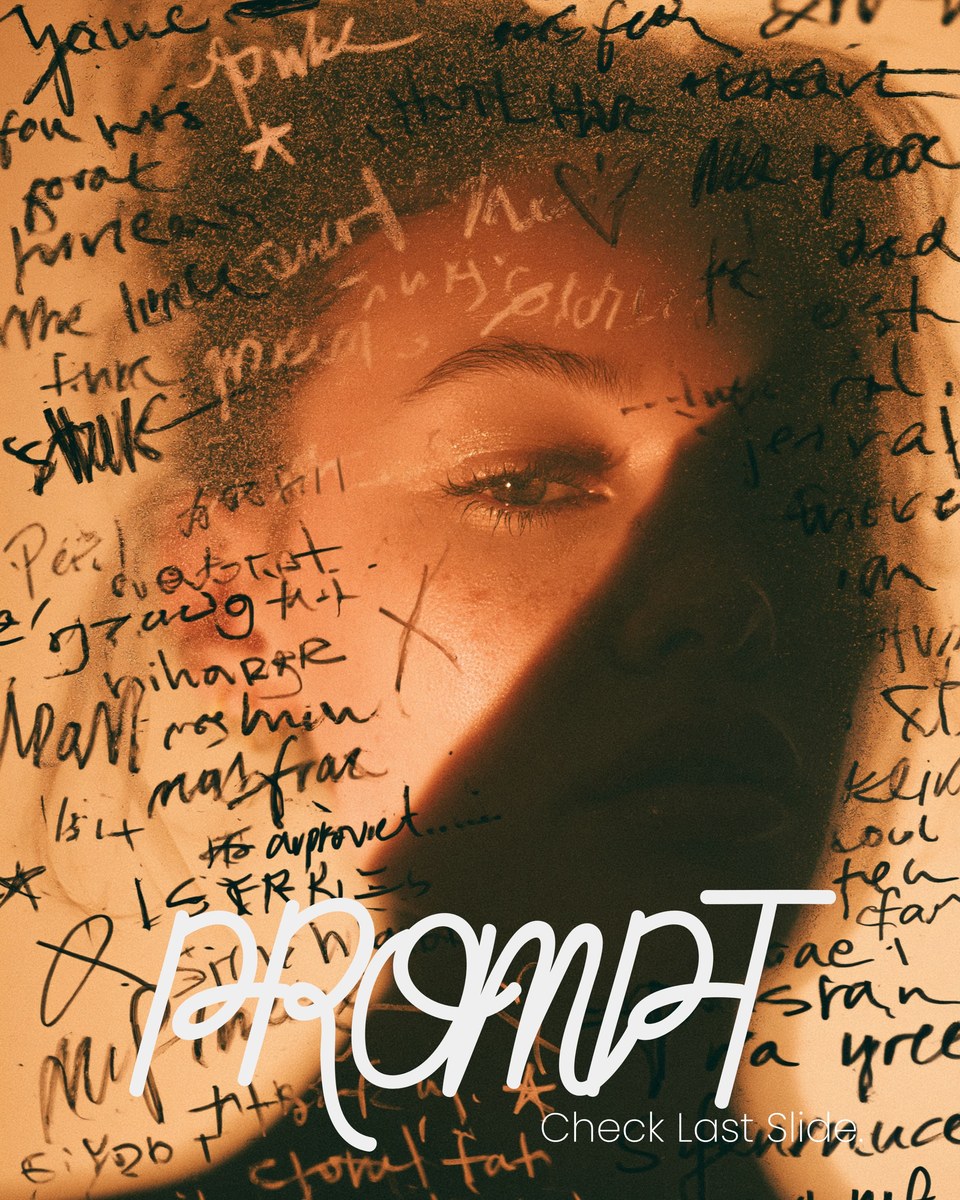 Gritty Handwritten Album Poster