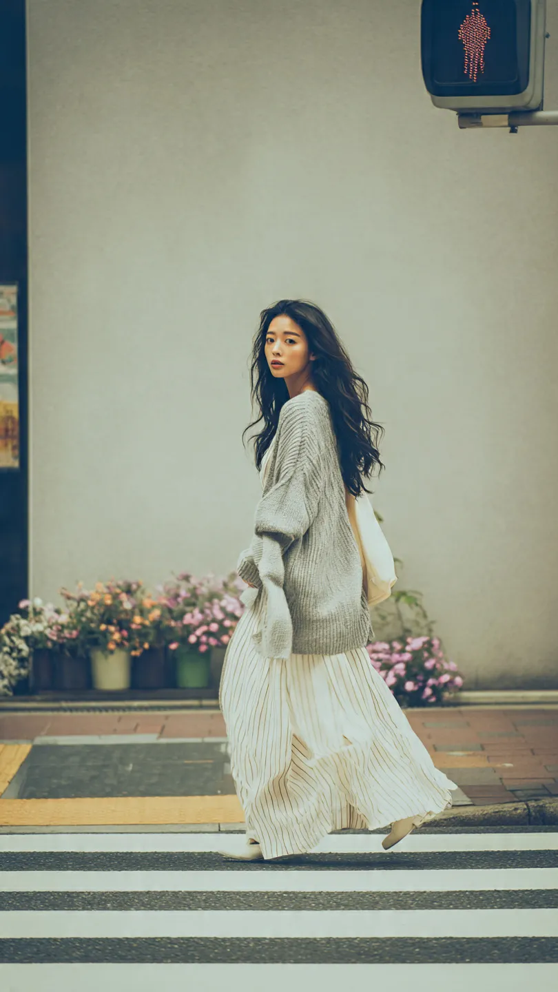 Candid Japanese Street Portrait with a Film Look output 3