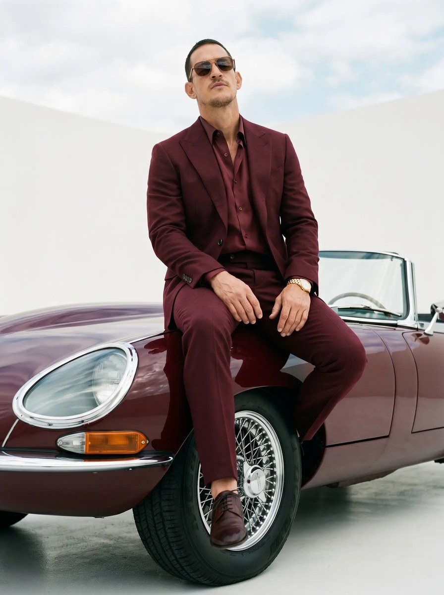 Luxury Automotive Fashion Editorial Portrait output 3