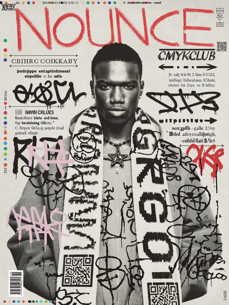 Grayscale Streetwear Editorial Collage output 3