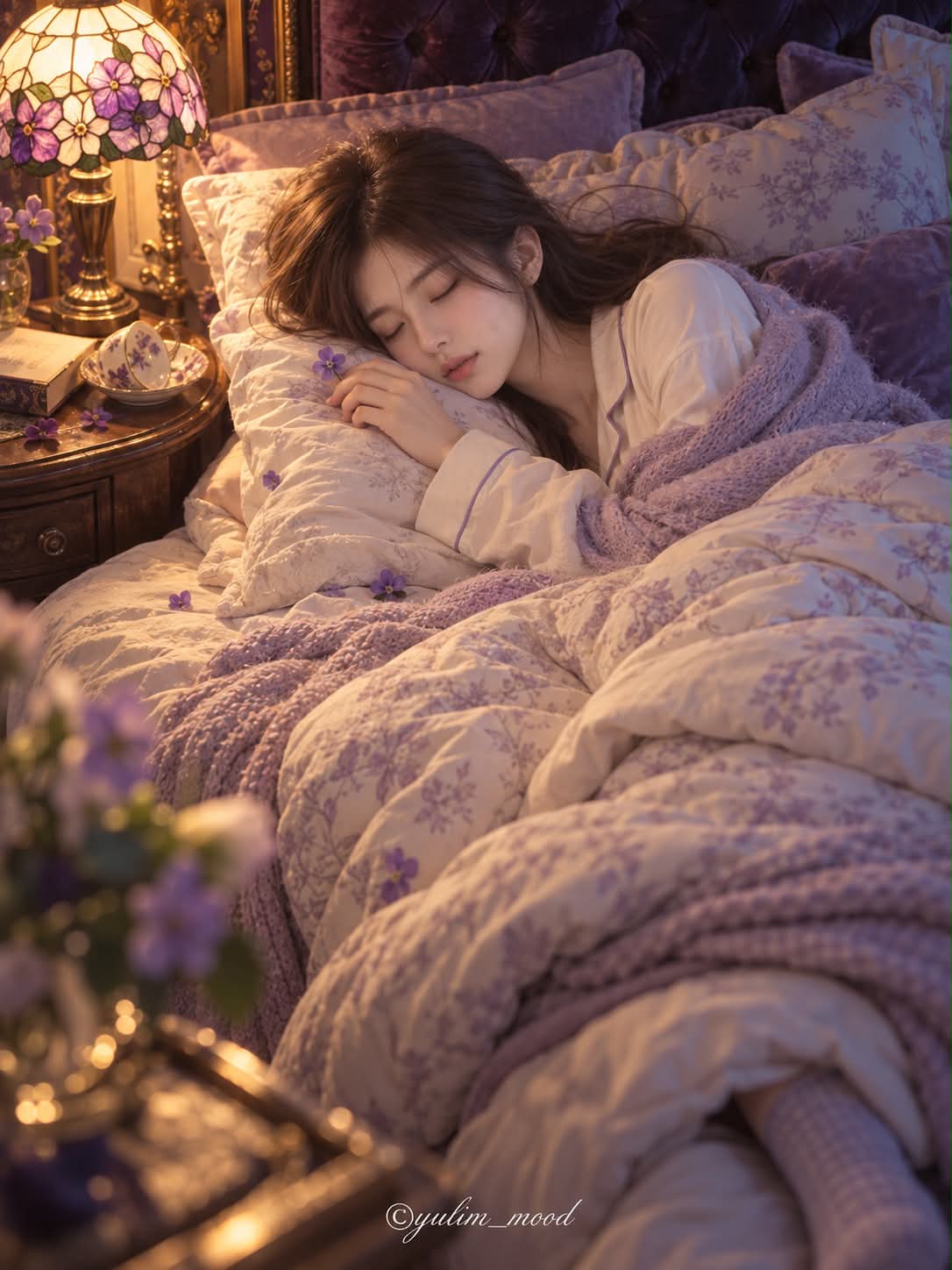 The Room Where Violets Dream — Cozy Rest