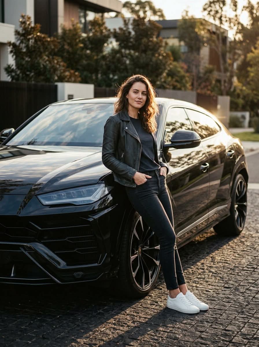 Photorealistic Portrait with a Lamborghini Urus output 3