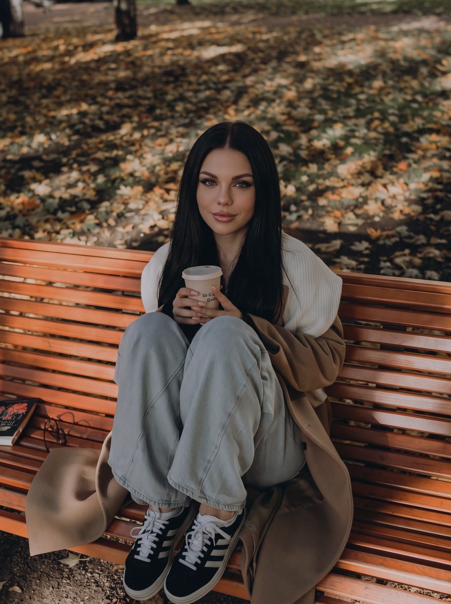Autumn Park Lifestyle Portrait