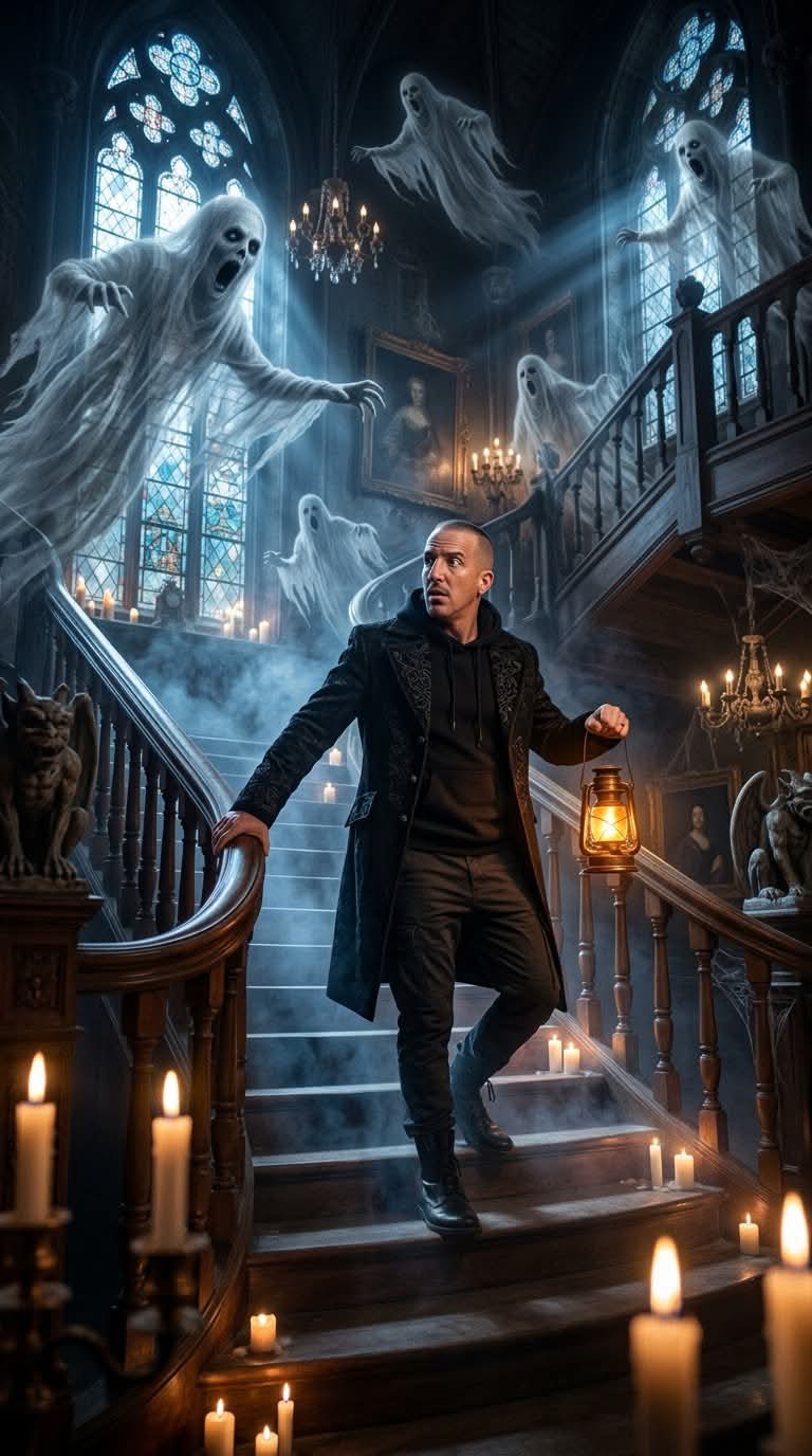 Gothic Mansion Ghost Encounter