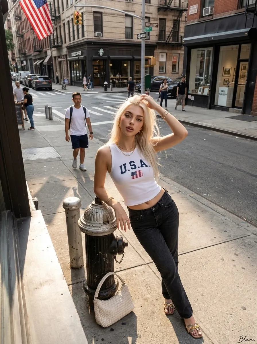 NYC Downtown Fashion Portrait output 4