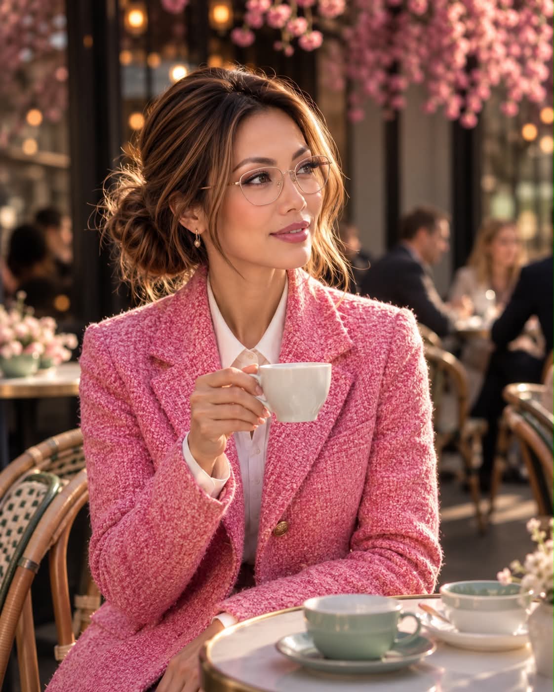 Parisian Café Fashion Portrait output 2