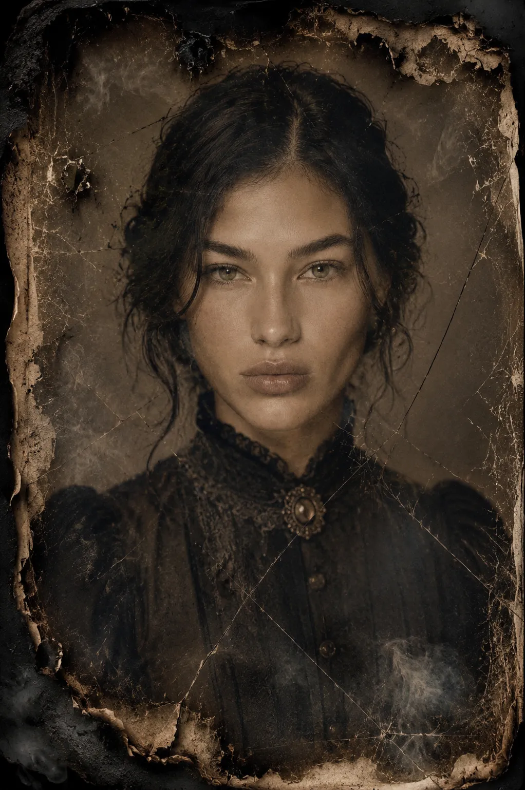 Victorian Daguerreotype Portrait from a Photo output 4