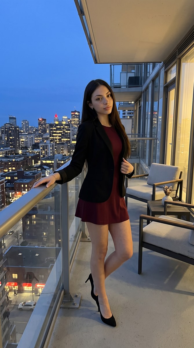 Evening Balcony Portrait