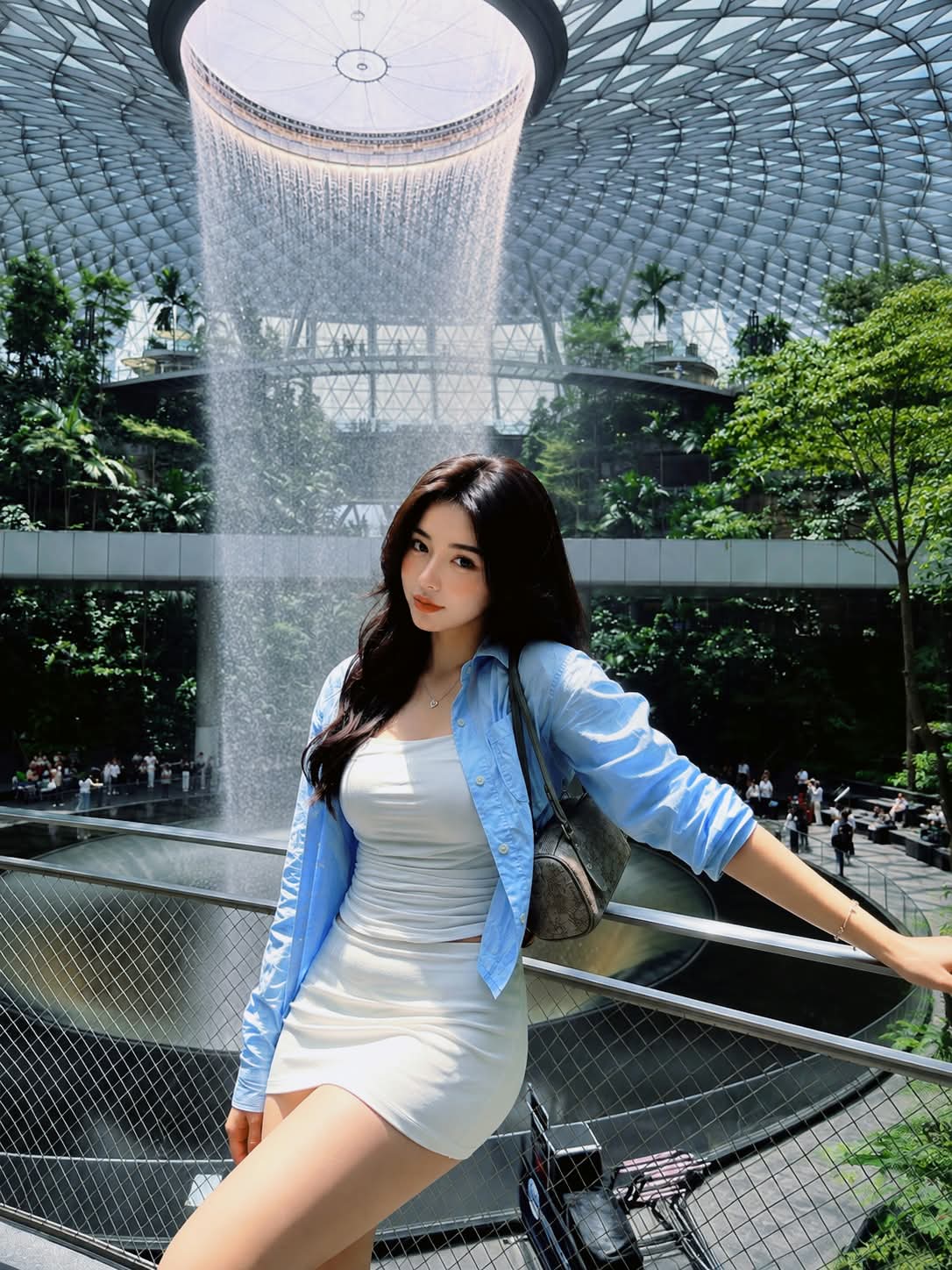 Alone Beneath a Falling Sky — Tropical Conservatory Portrait output 3