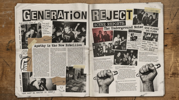 Create a 1990s DIY Punk Alternative-Culture Magazine Spread