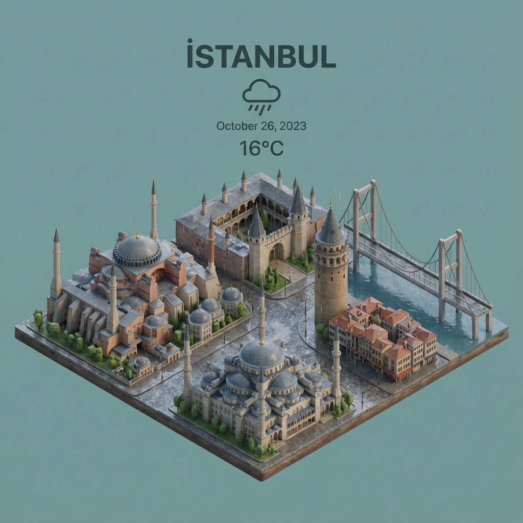 Isometric 3D Weather Cityscapes (PBR Textures)