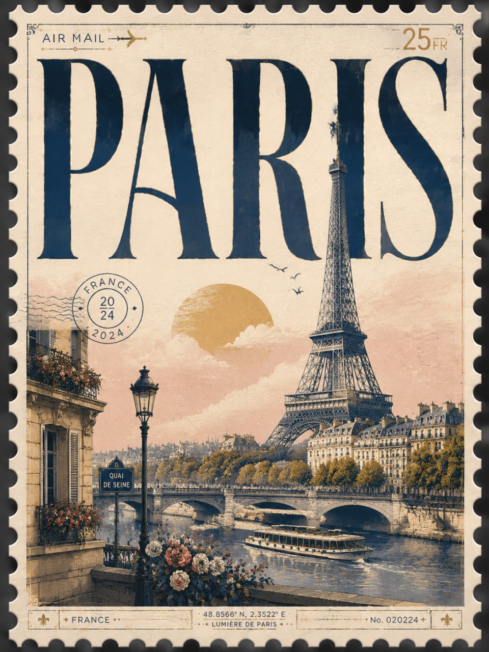 Stylish country poster