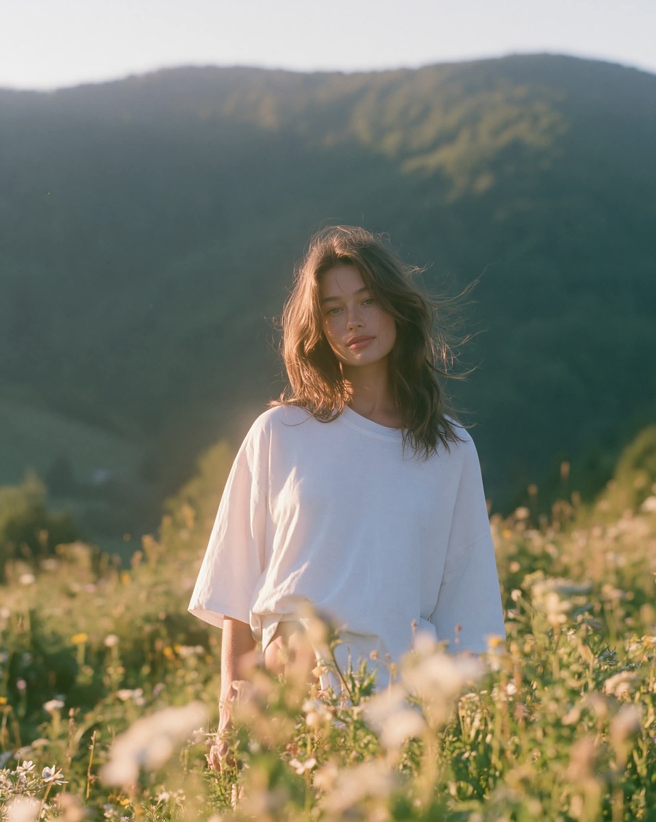 Alpine Meadow Golden-Hour Portrait output 3