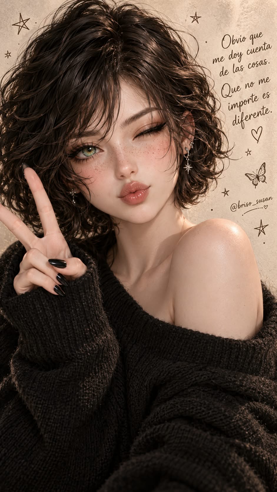 Elegant Anime Portrait with a Confident Expression output 4