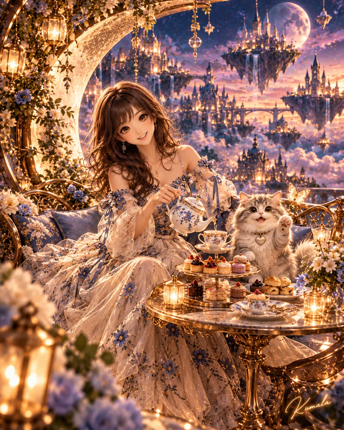 Afternoon Tea on the Crescent Moon