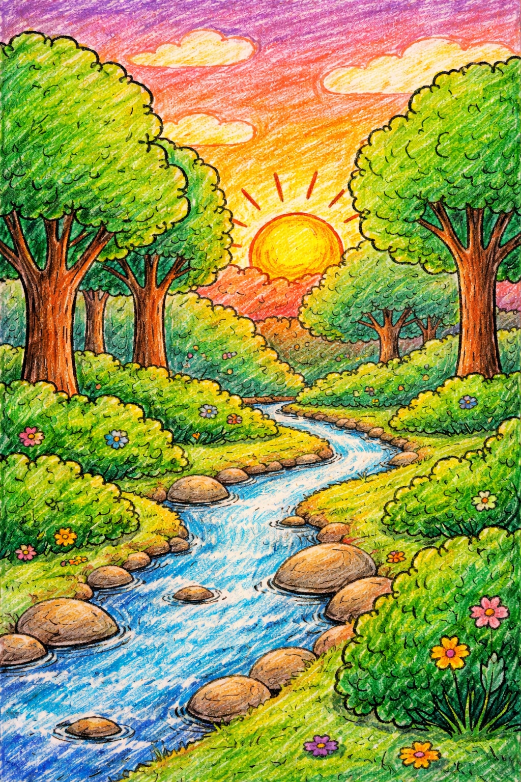 Childs Coloring Style output 1