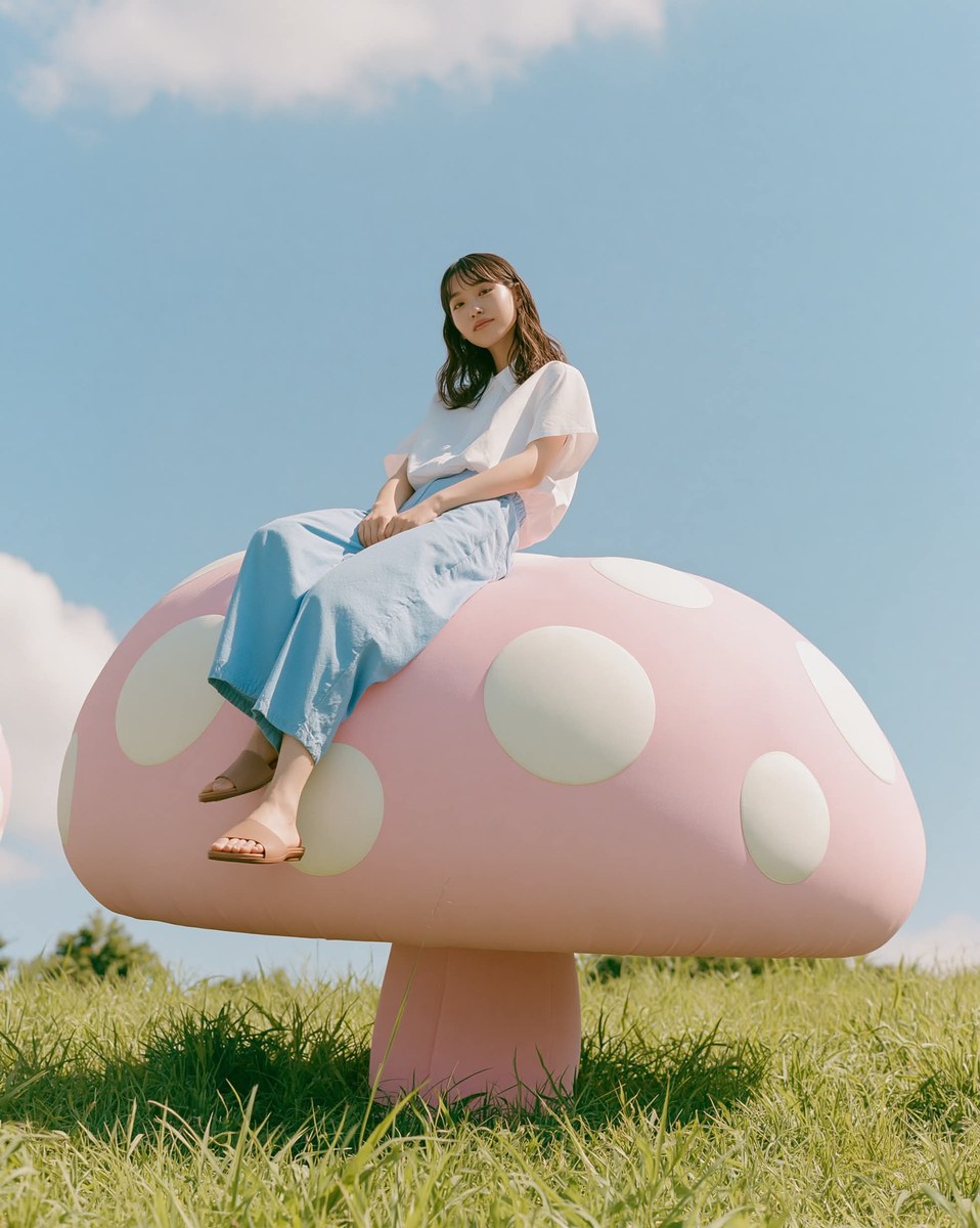 Pink Mushroom Meadow Fashion Editorial output 7
