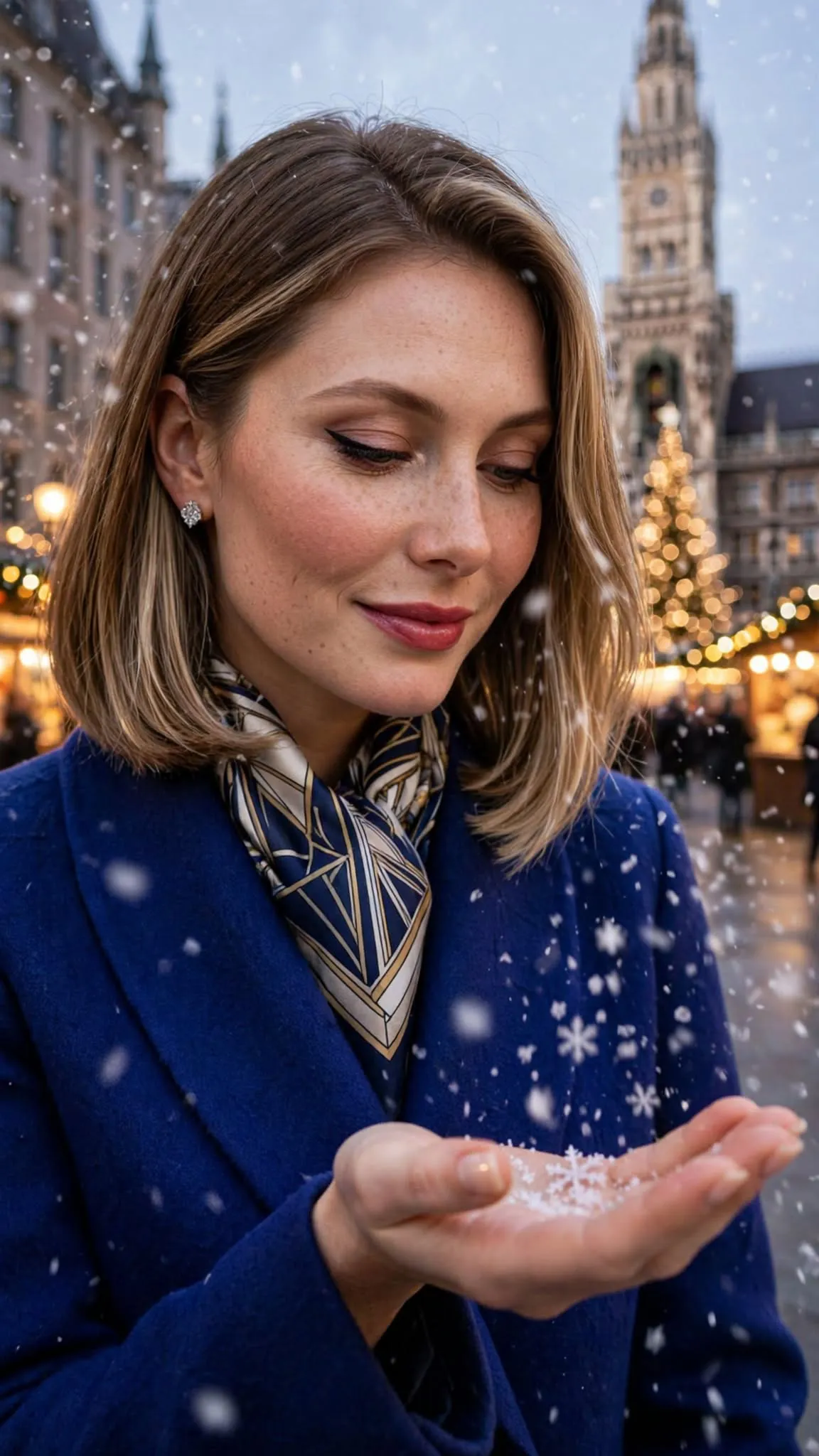 Munich Winter Luxury Fashion Portrait