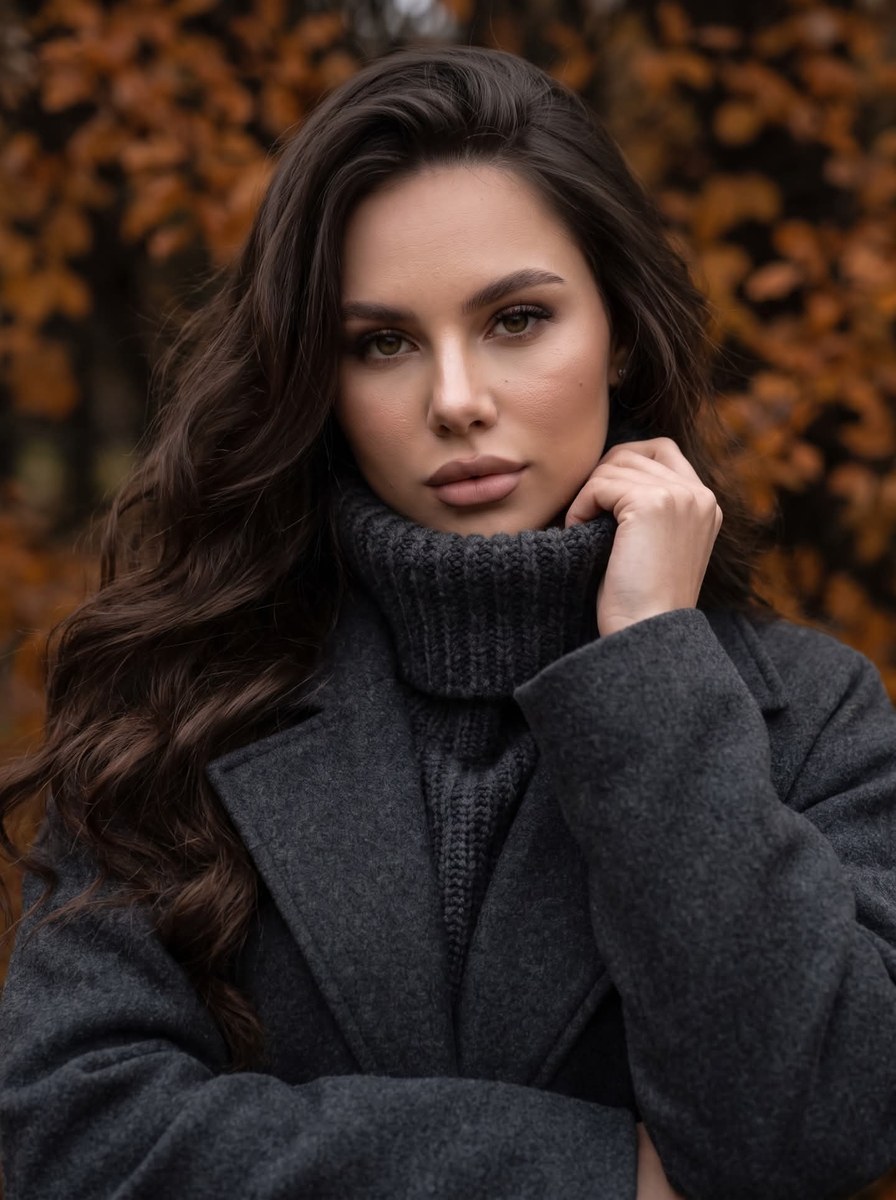 Photorealistic Autumn Beauty Portrait