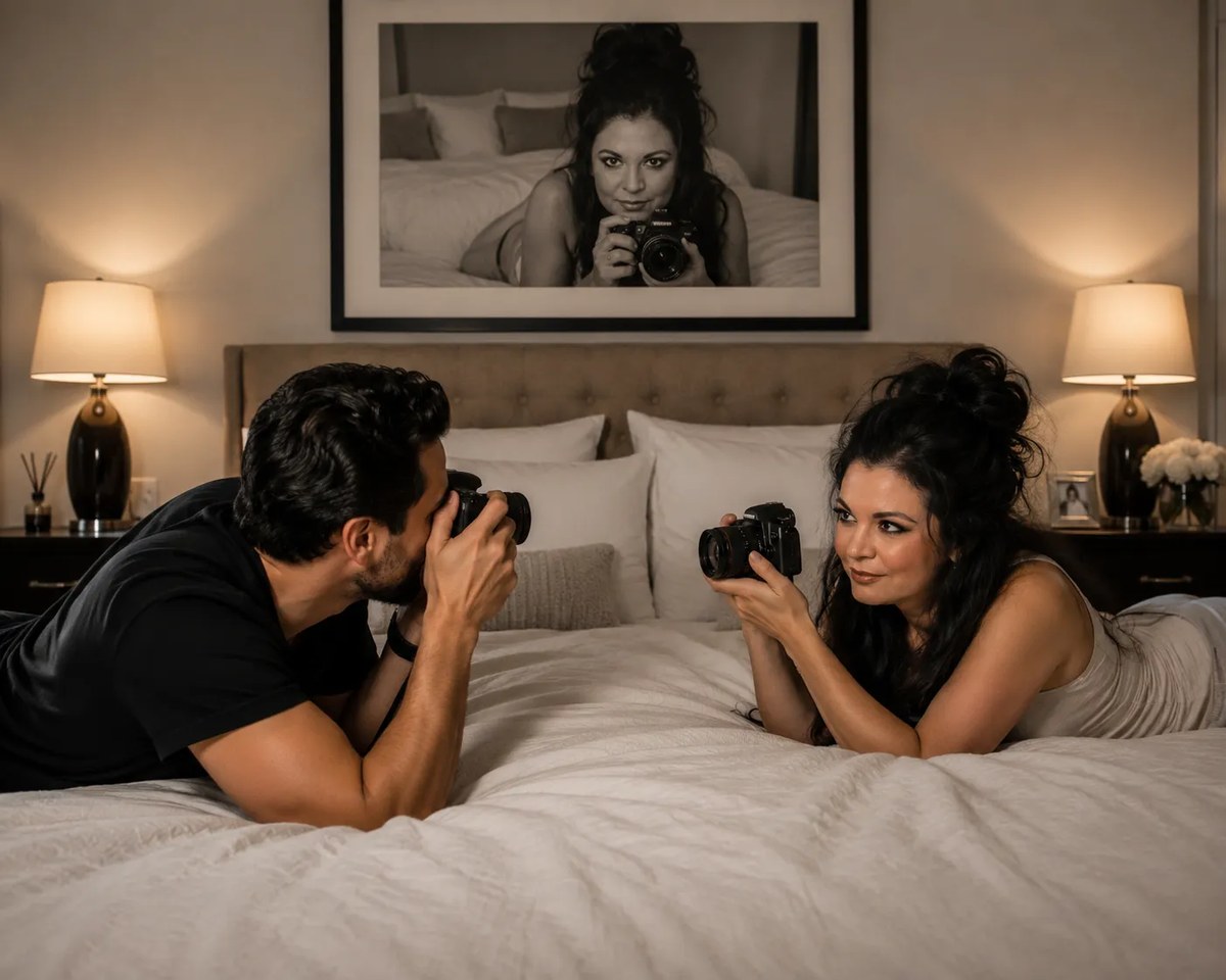 Photographer’s Point of View: Romantic Bedroom Editorial