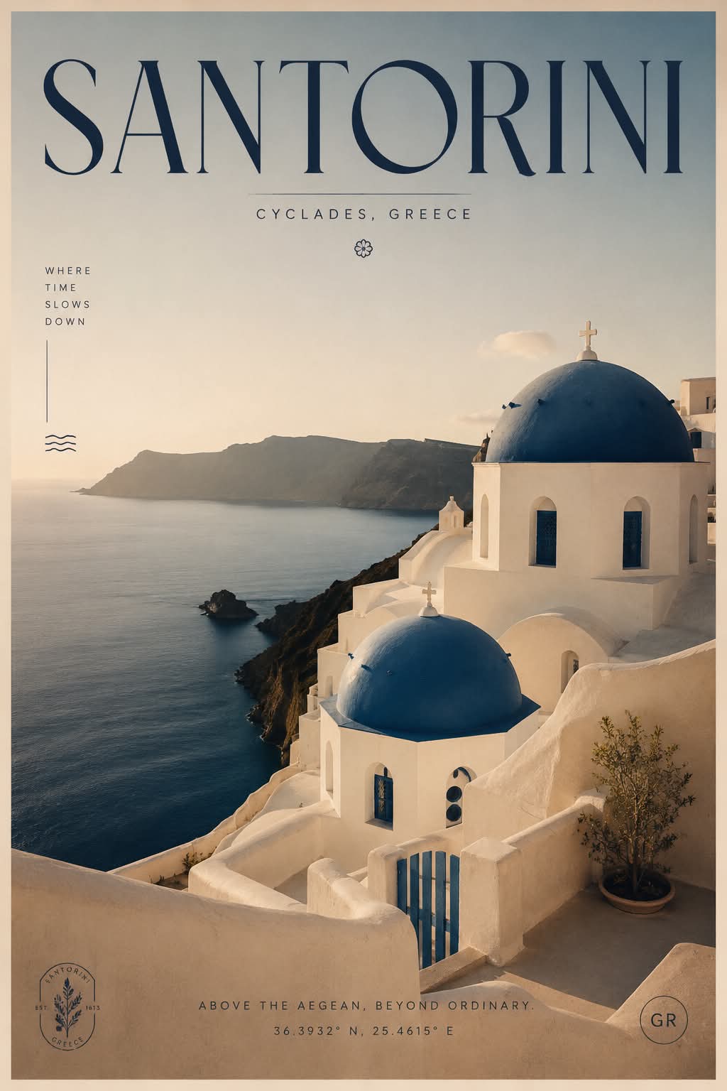 Location-Adaptive Cinematic Travel Poster
