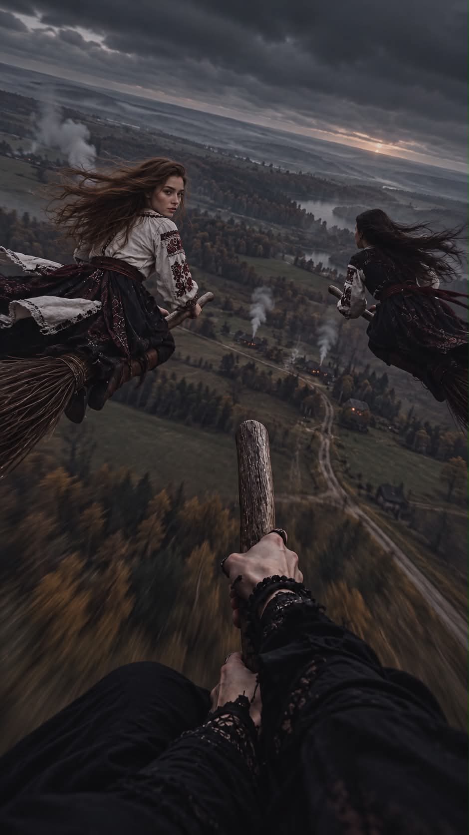 First-Person Witch-Broom Flight