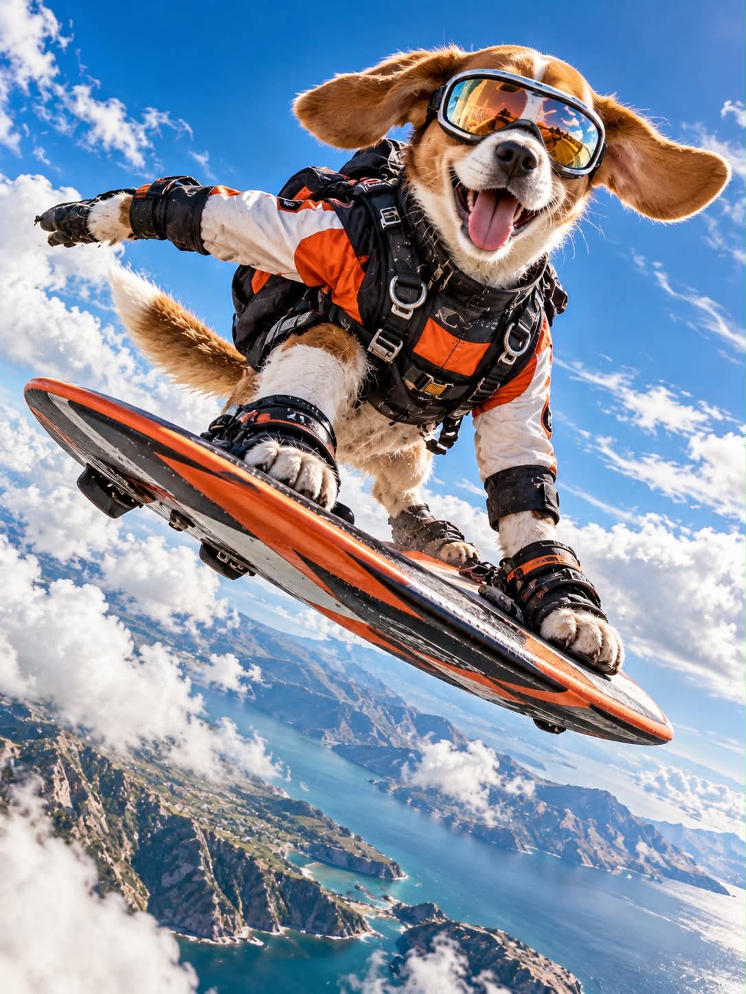 Cinematic Extreme-Sports Animal Photo output 2