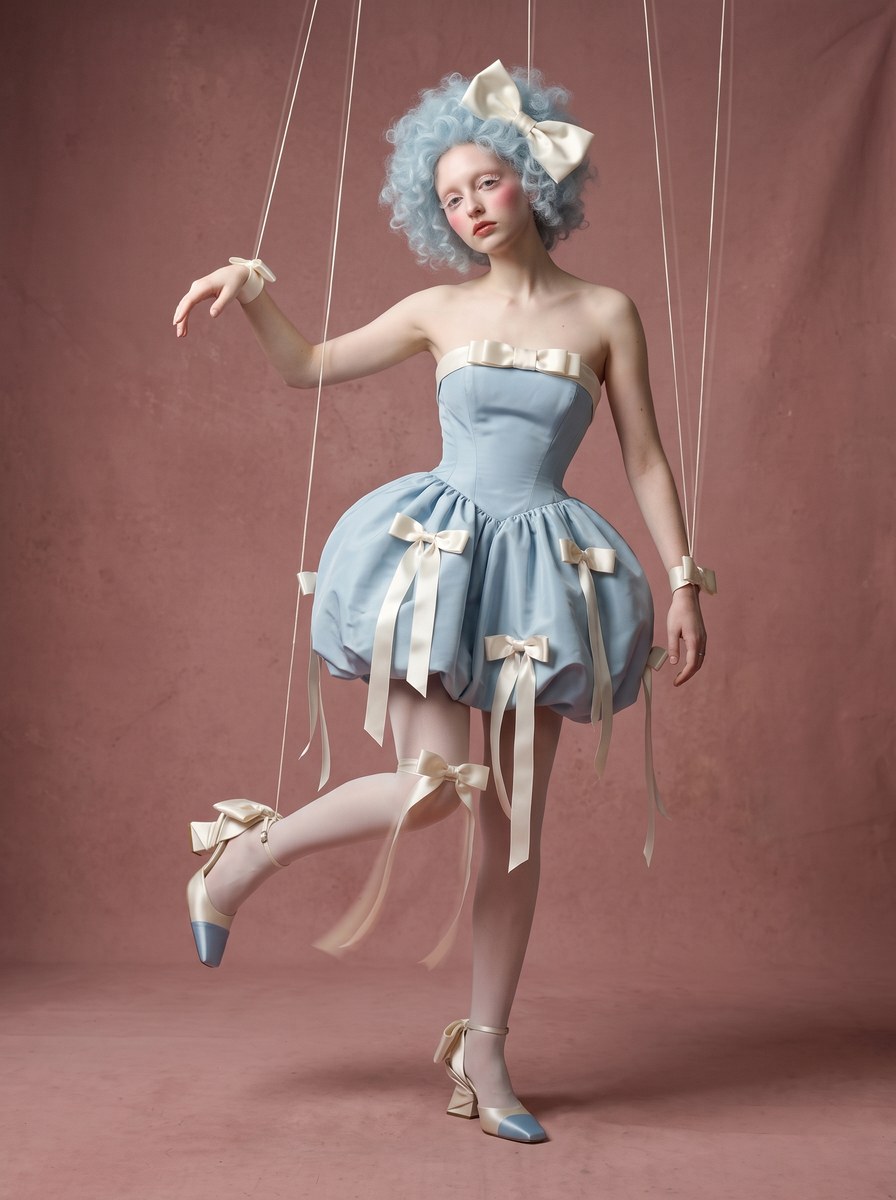 Powder-Blue Marionette Couture Editorial output 3