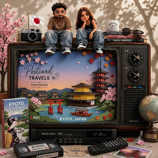 Cinematic 3D Travel Souvenir Papercraft Diorama output 2